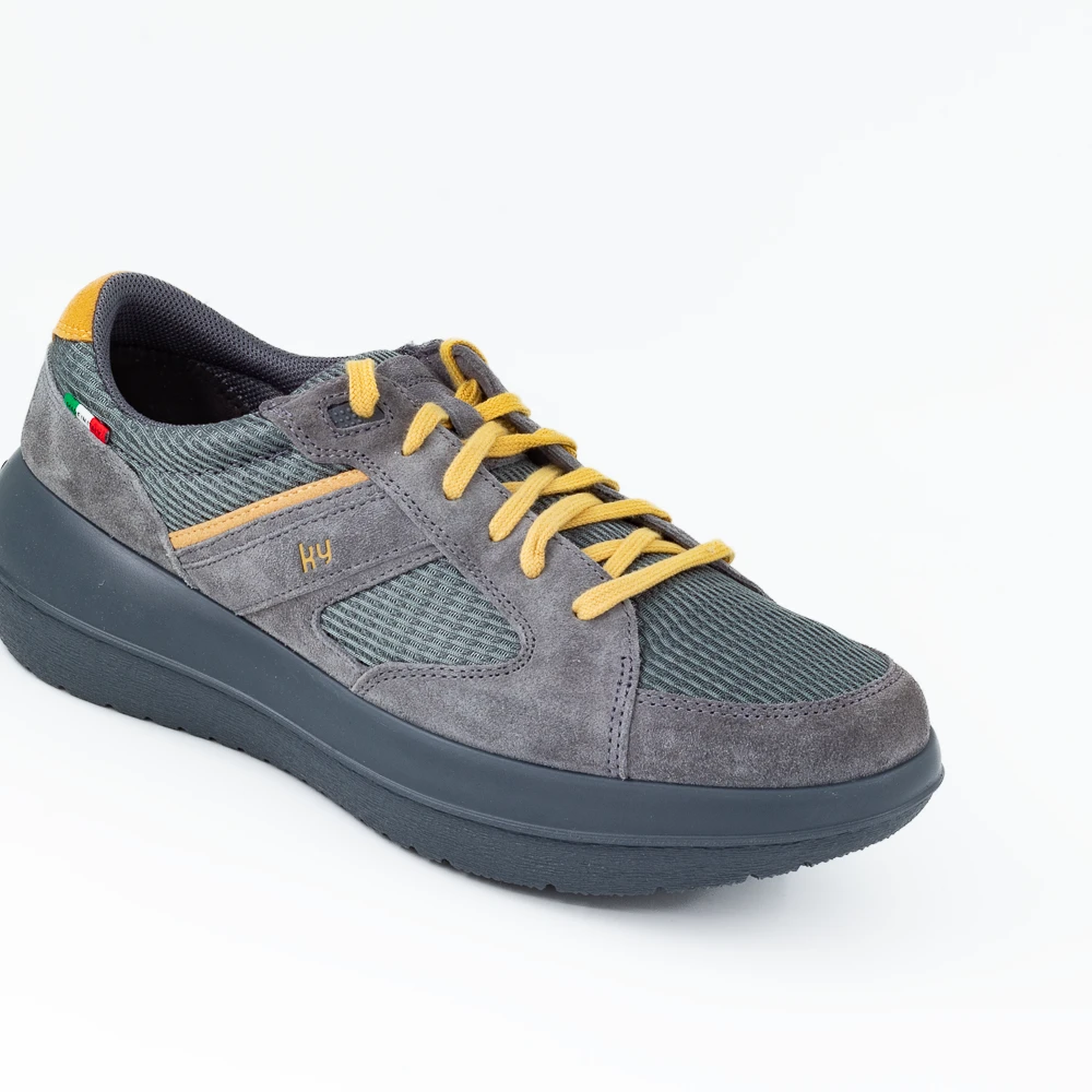 Flims grey-yellow shoe