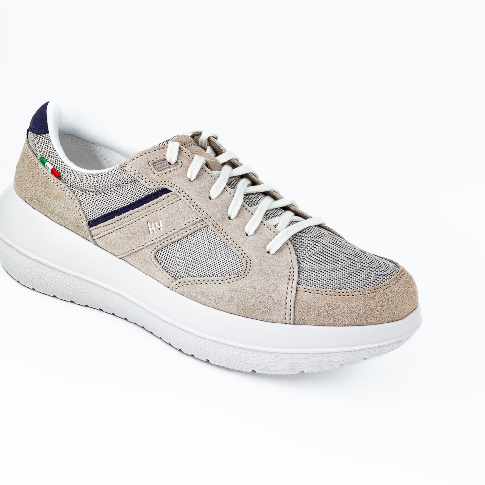 Flims grey-yellow shoe