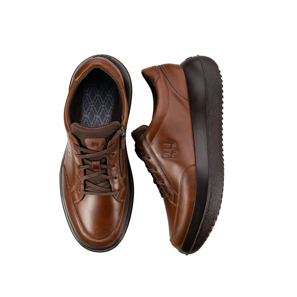 Flims grey-yellow shoe