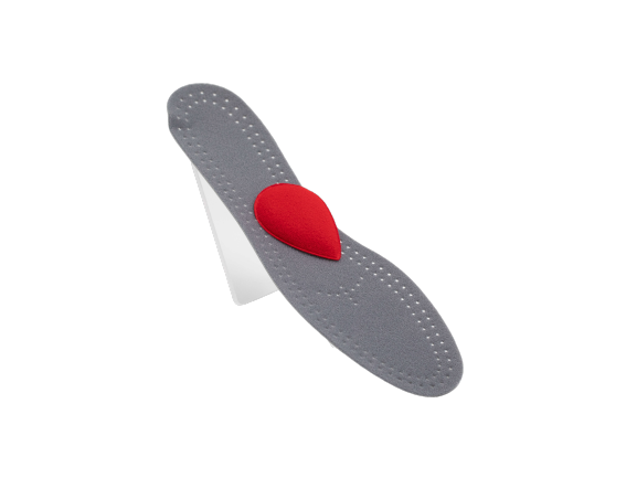 Hallufix sole with removable padding